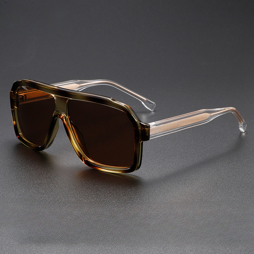 NeoShade -  Oversized Square Gradient Lens Sunglasses