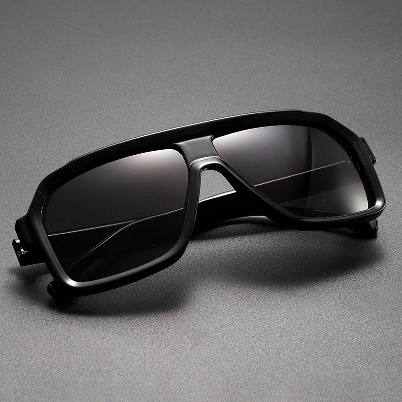 NeoShade -  Oversized Square Gradient Lens Sunglasses