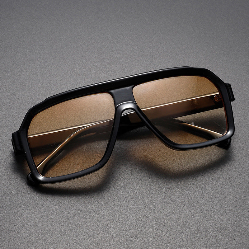 NeoShade -  Oversized Square Gradient Lens Sunglasses