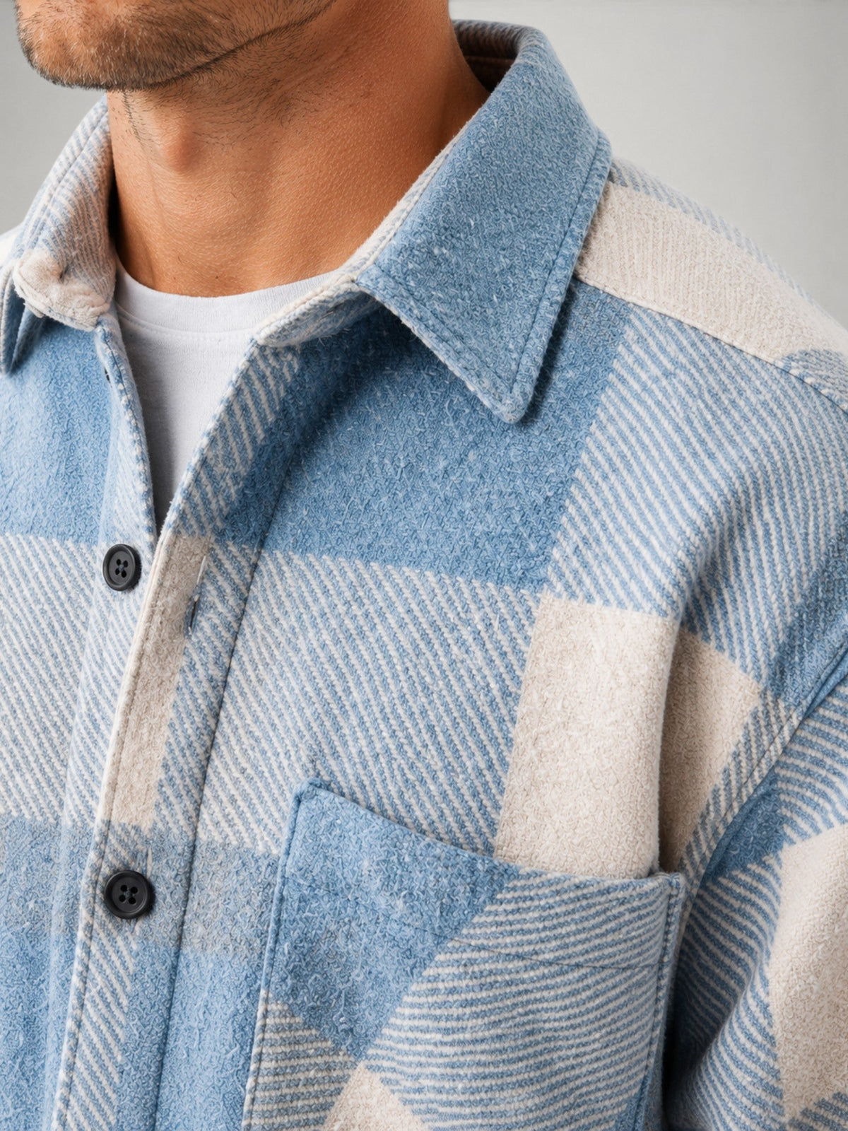 Cedric | Plaid Flannel Shirt with Long Sleeves