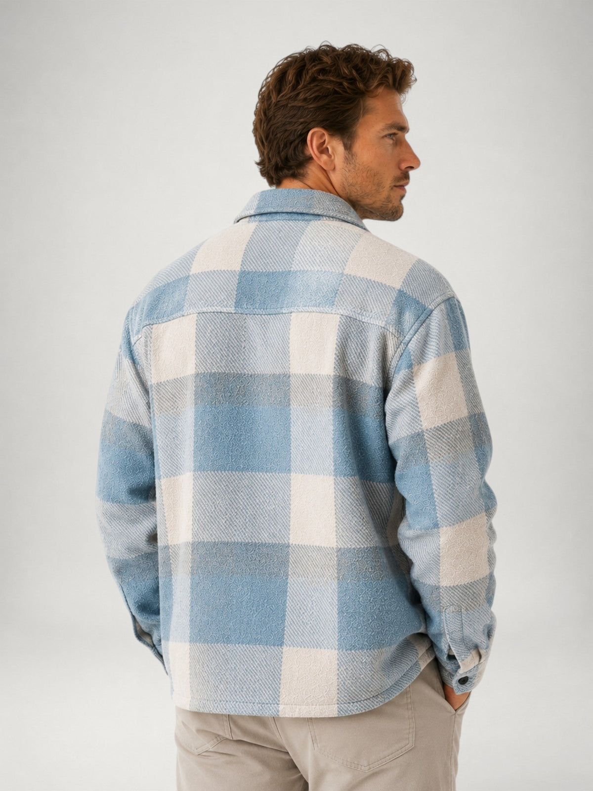 Cedric | Plaid Flannel Shirt with Long Sleeves