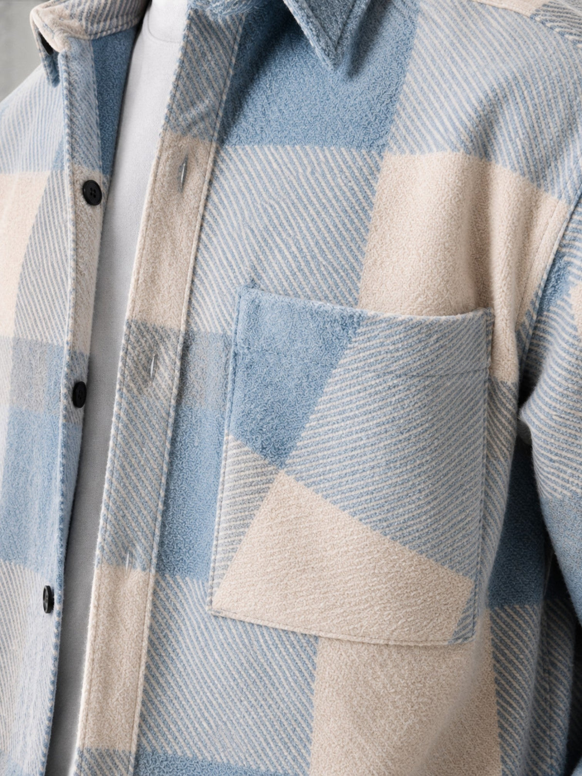 Cedric | Plaid Flannel Shirt with Long Sleeves