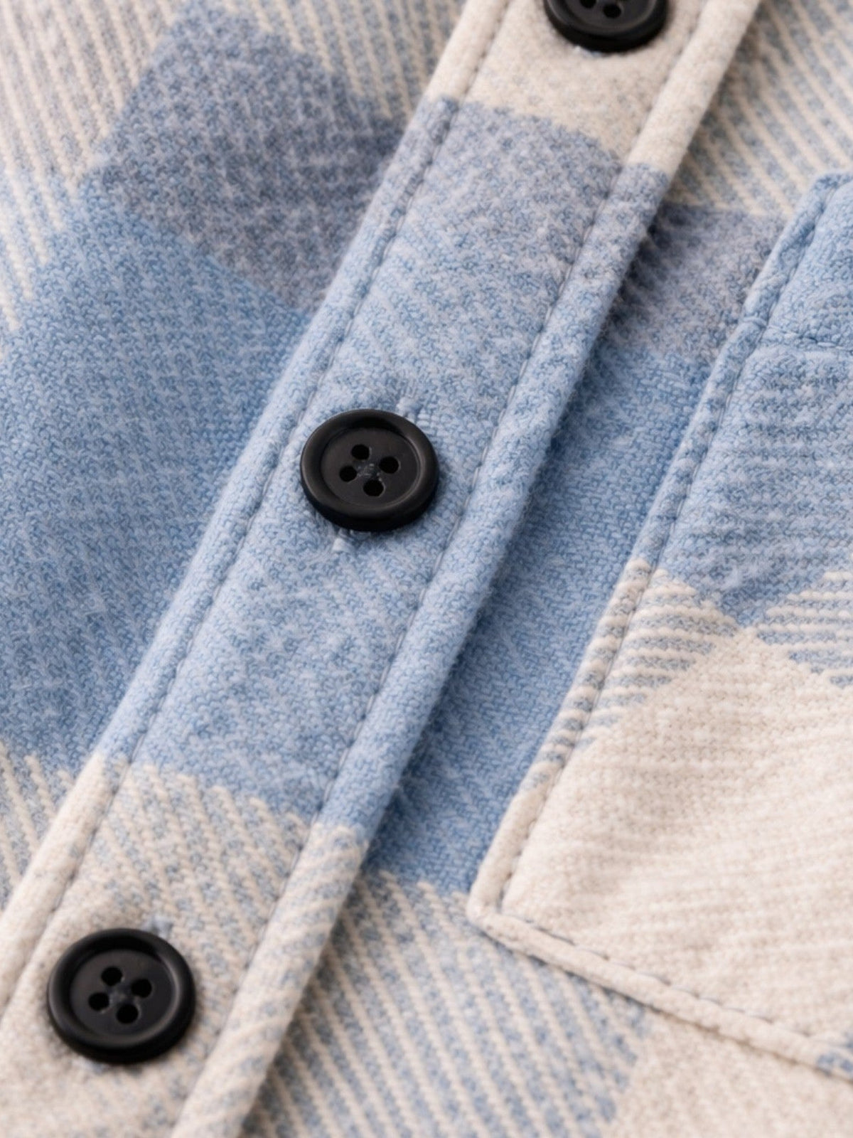 Cedric | Plaid Flannel Shirt with Long Sleeves