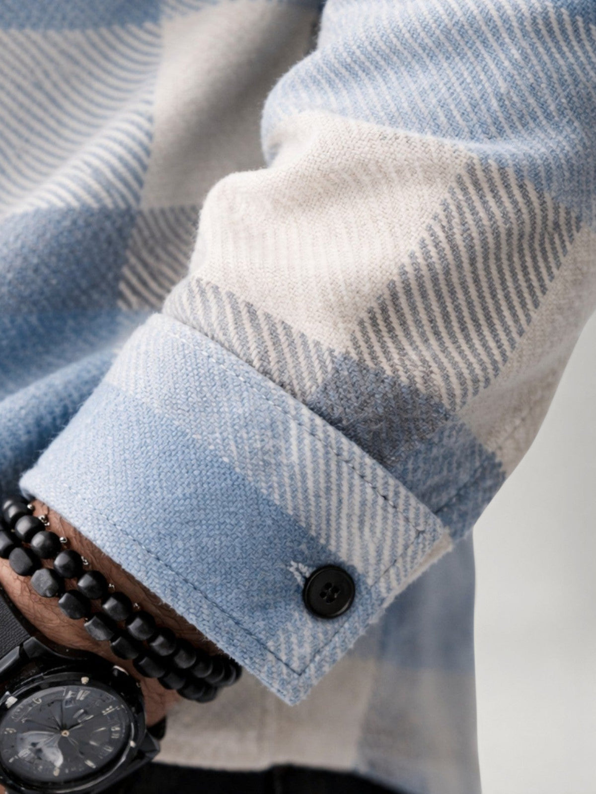 Cedric | Plaid Flannel Shirt with Long Sleeves