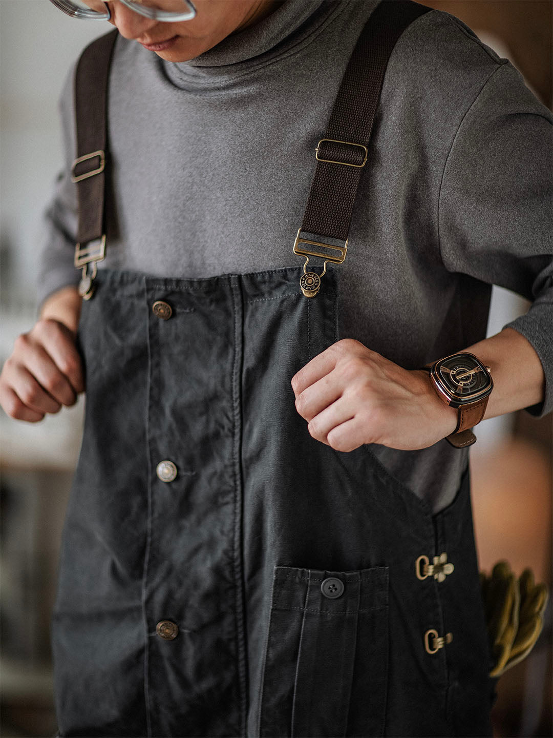 Ashton | Canvas Cargo Workwear Overalls