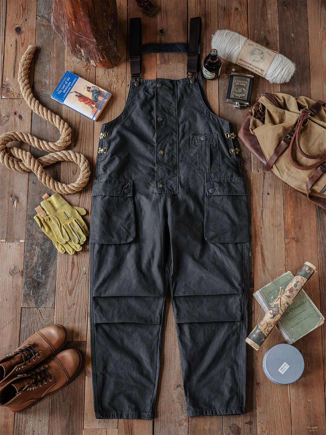 Ashton | Canvas Cargo Workwear Overalls