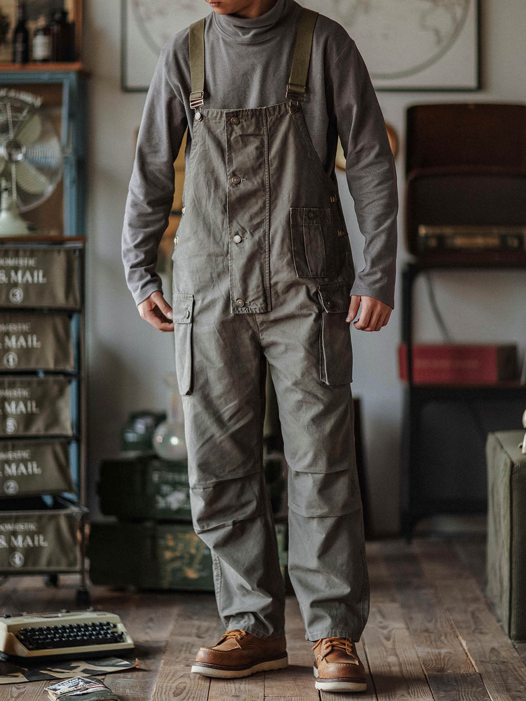 Ashton | Canvas Cargo Workwear Overalls