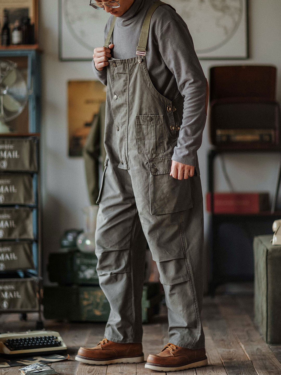 Ashton | Canvas Cargo Workwear Overalls