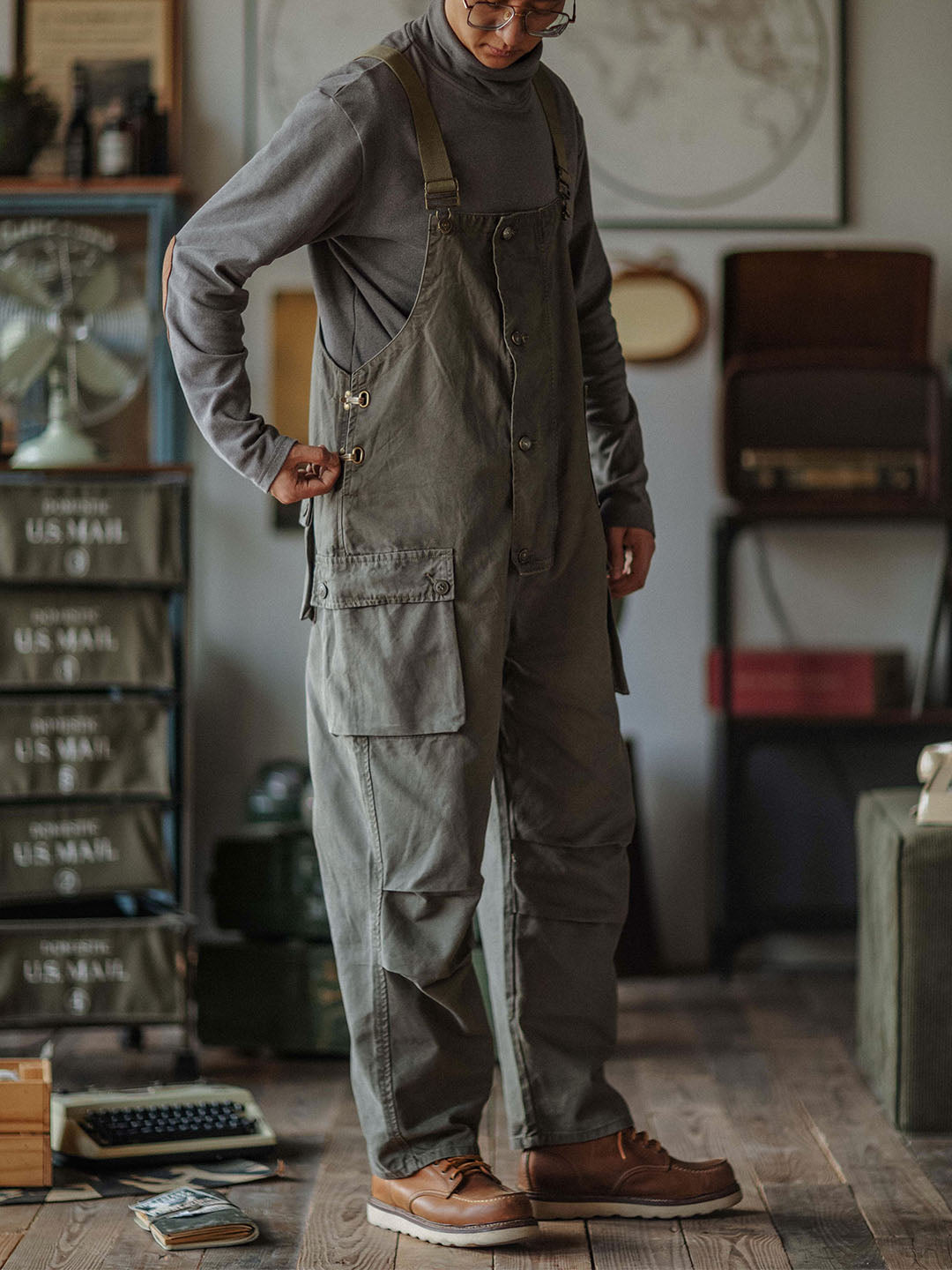 Ashton | Canvas Cargo Workwear Overalls