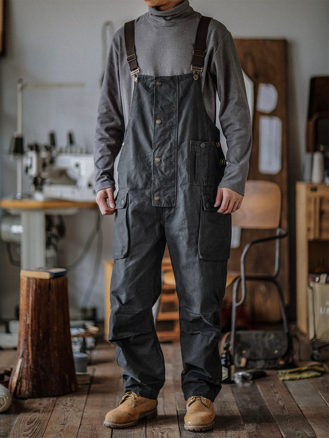 Ashton | Canvas Cargo Workwear Overalls