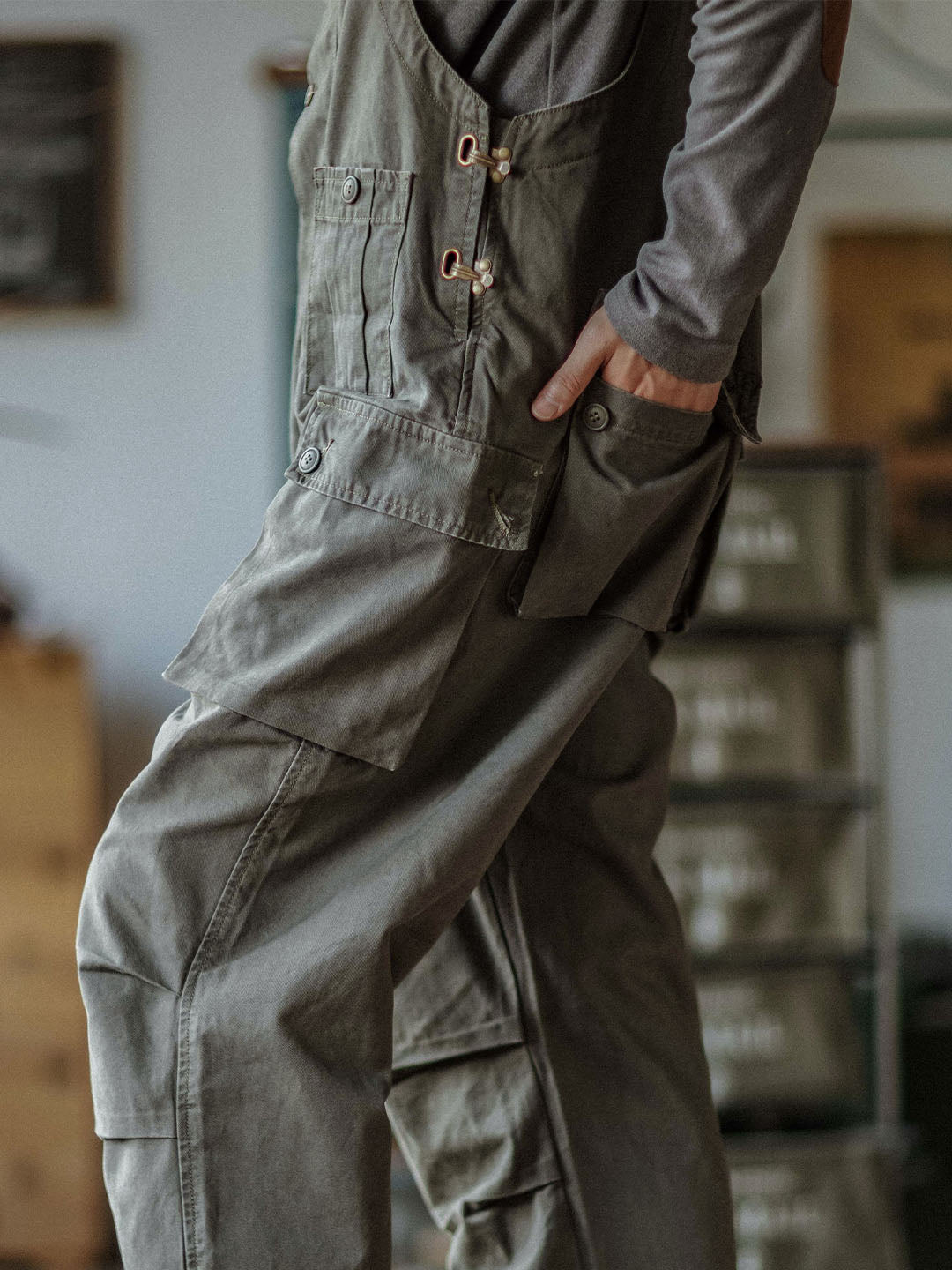 Ashton | Canvas Cargo Workwear Overalls