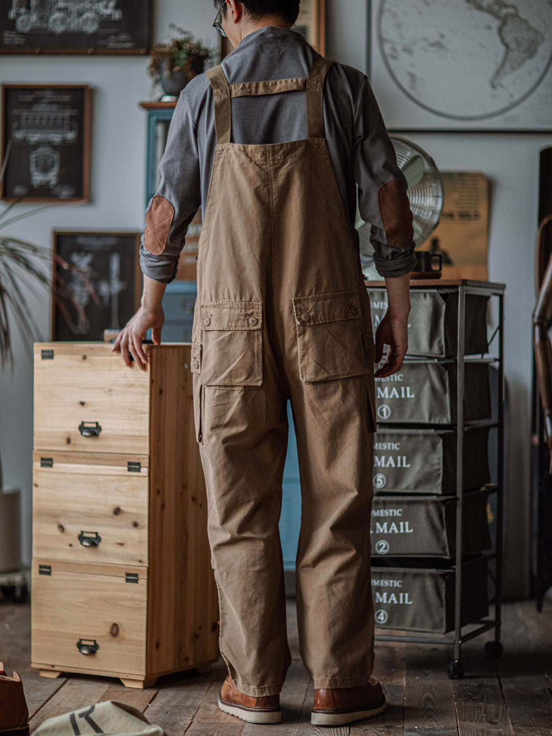 Ashton | Canvas Cargo Workwear Overalls