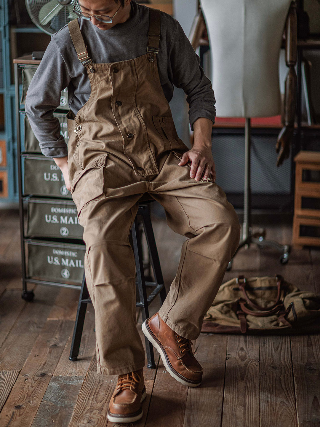 Ashton | Canvas Cargo Workwear Overalls