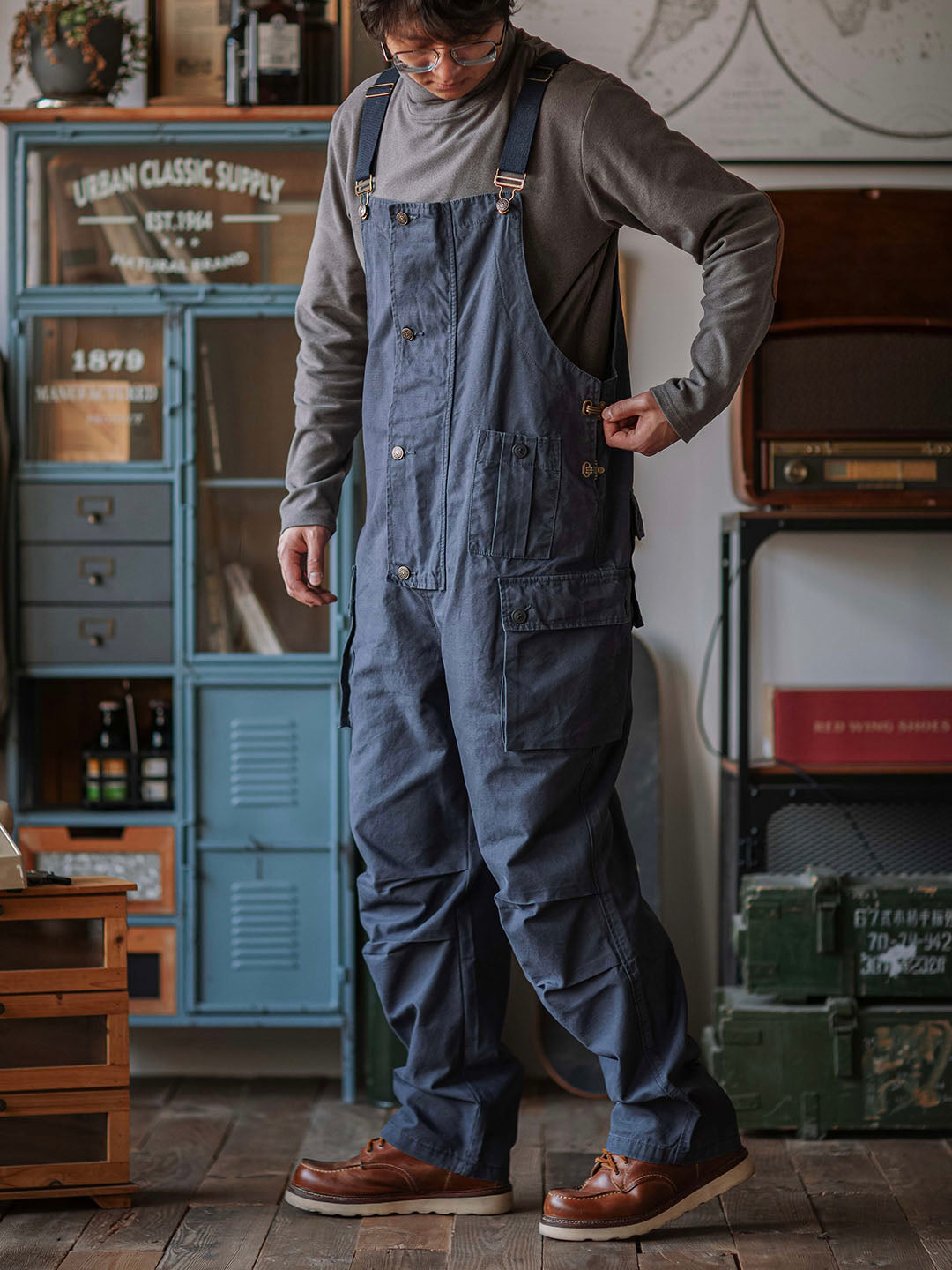 Ashton | Canvas Cargo Workwear Overalls