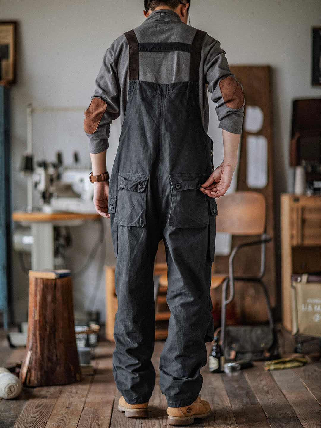 Ashton | Canvas Cargo Workwear Overalls