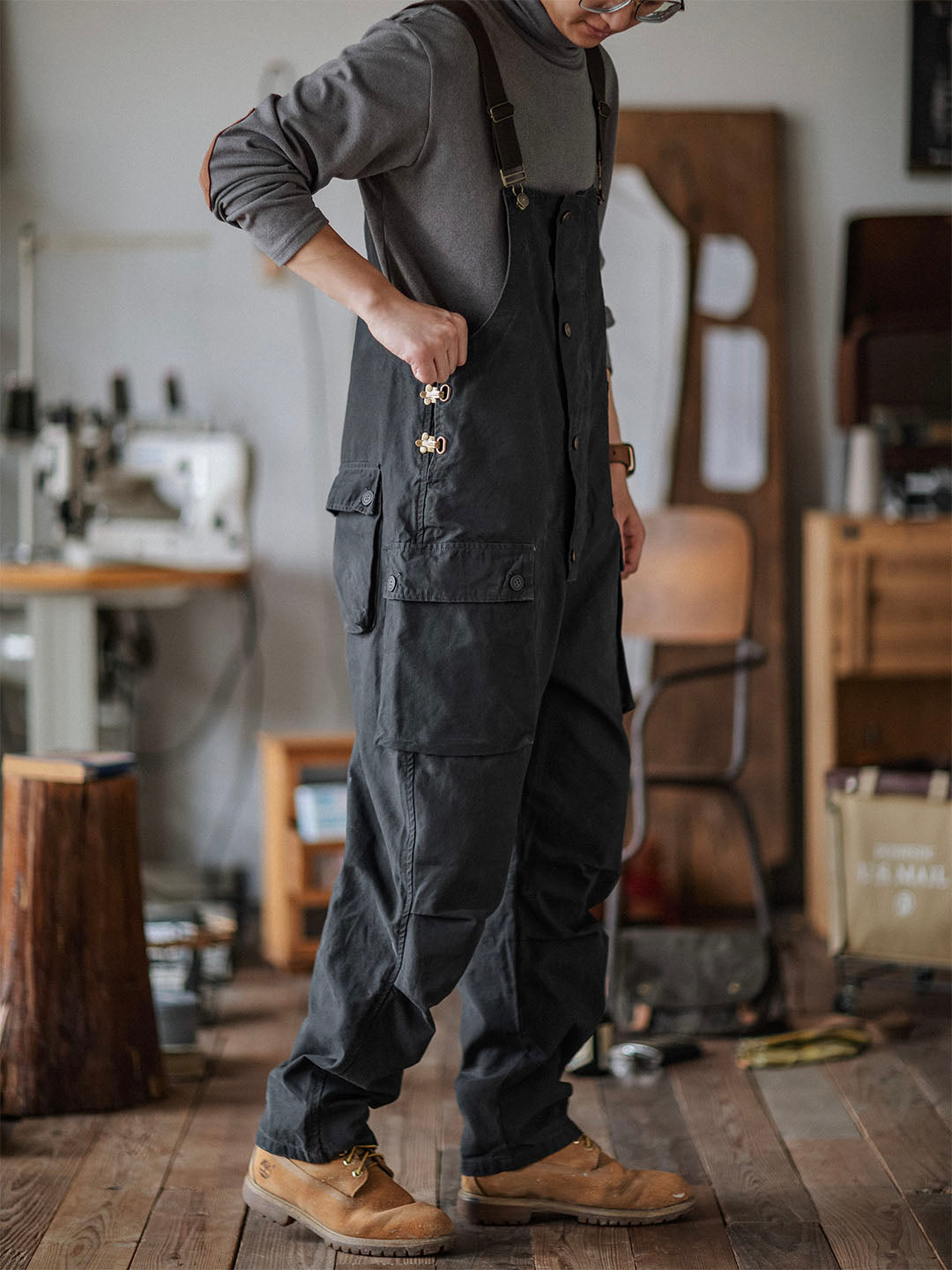 Ashton | Canvas Cargo Workwear Overalls