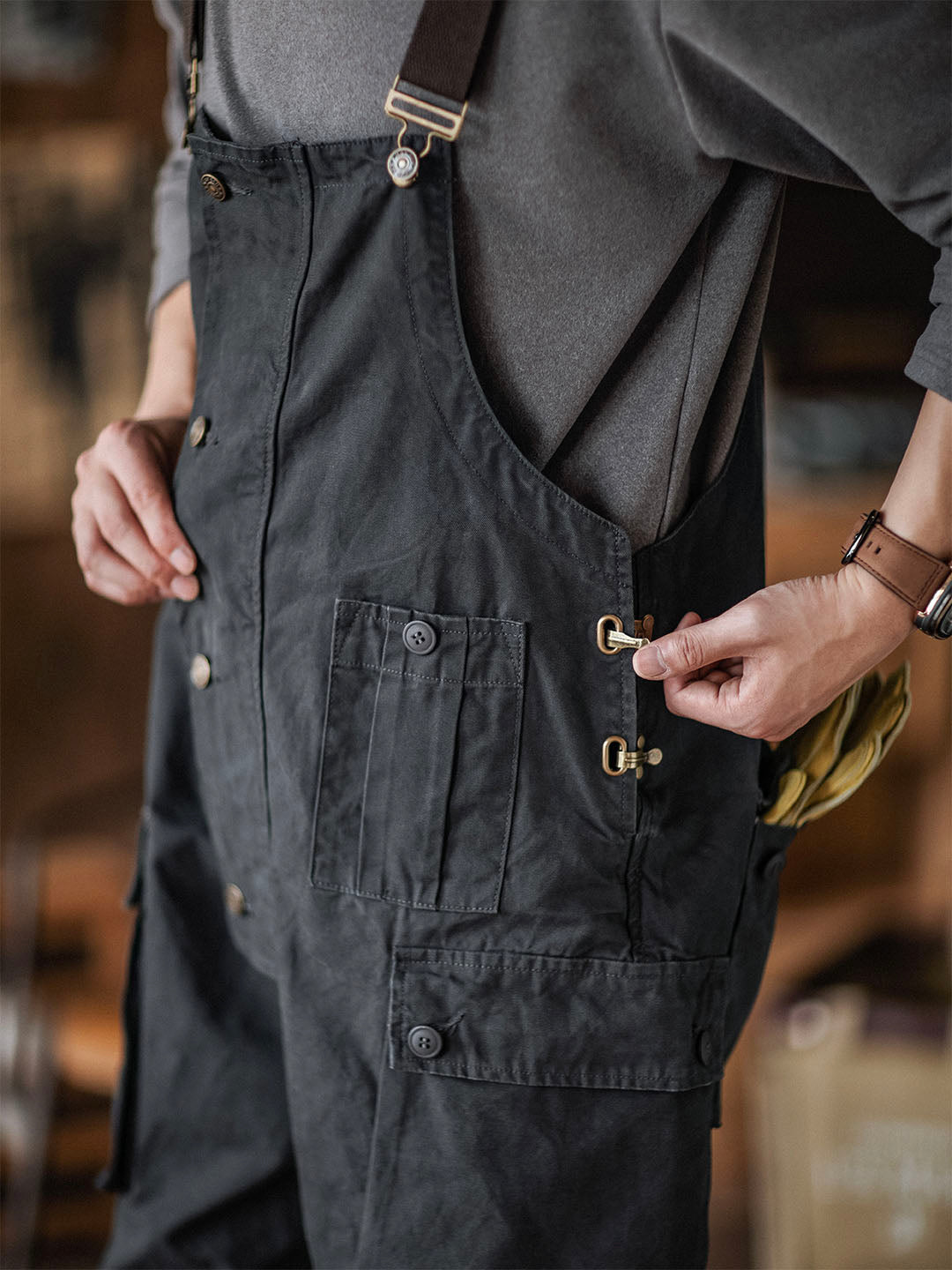 Ashton | Canvas Cargo Workwear Overalls