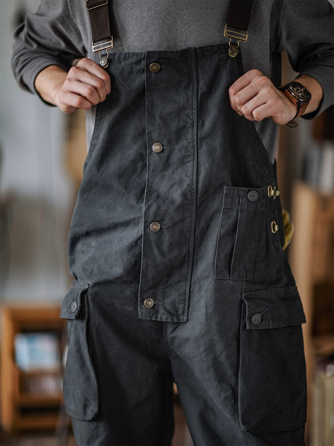Ashton | Canvas Cargo Workwear Overalls