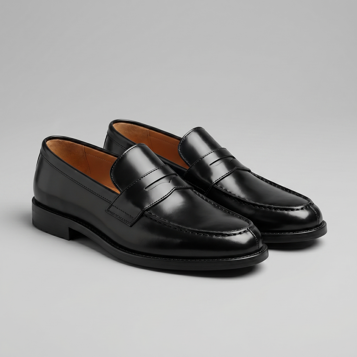 Lucian | Leather Slip-On Loafers with Flexible Sole