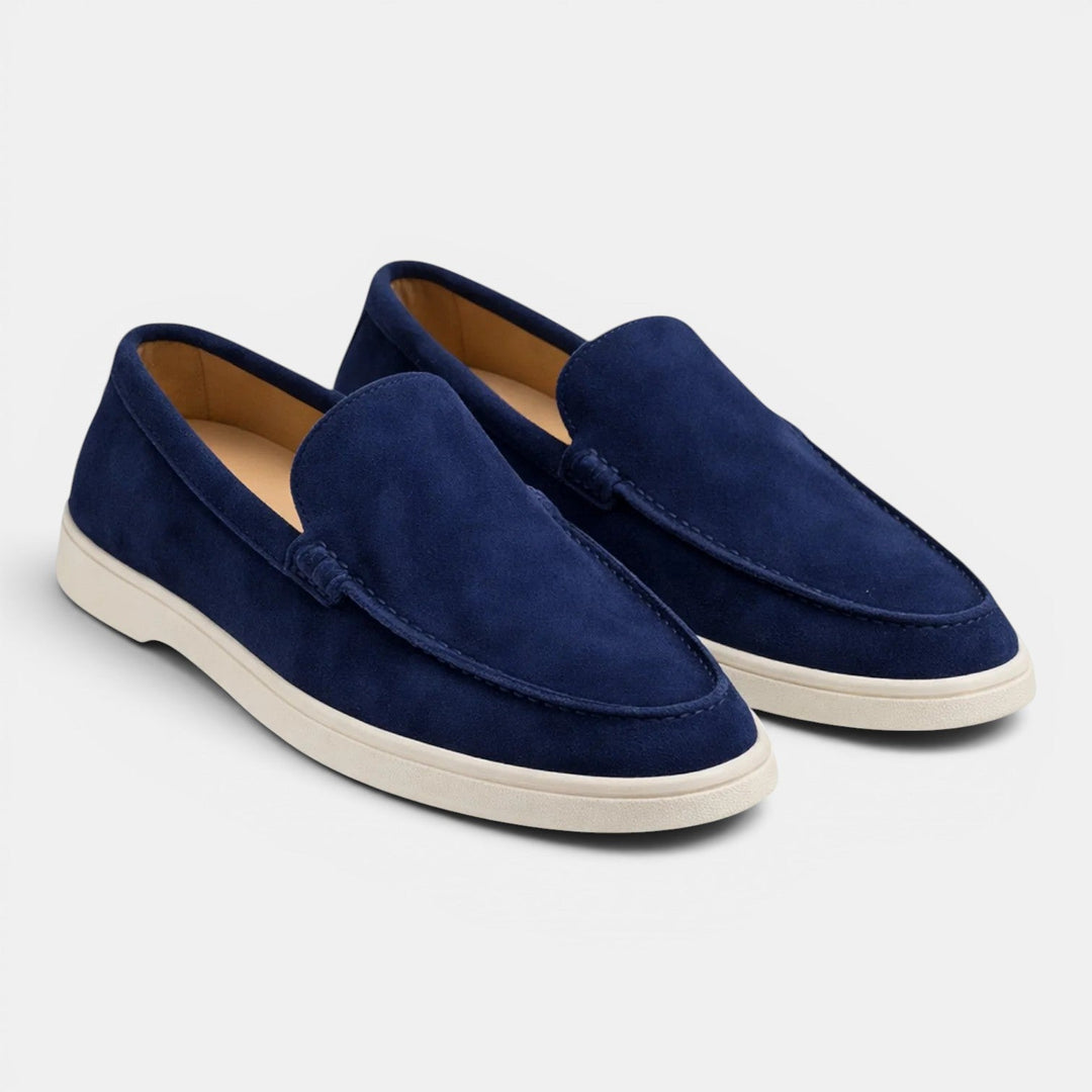 Roussel | Loafers with Suede-Style Uppers and Contrast Soles