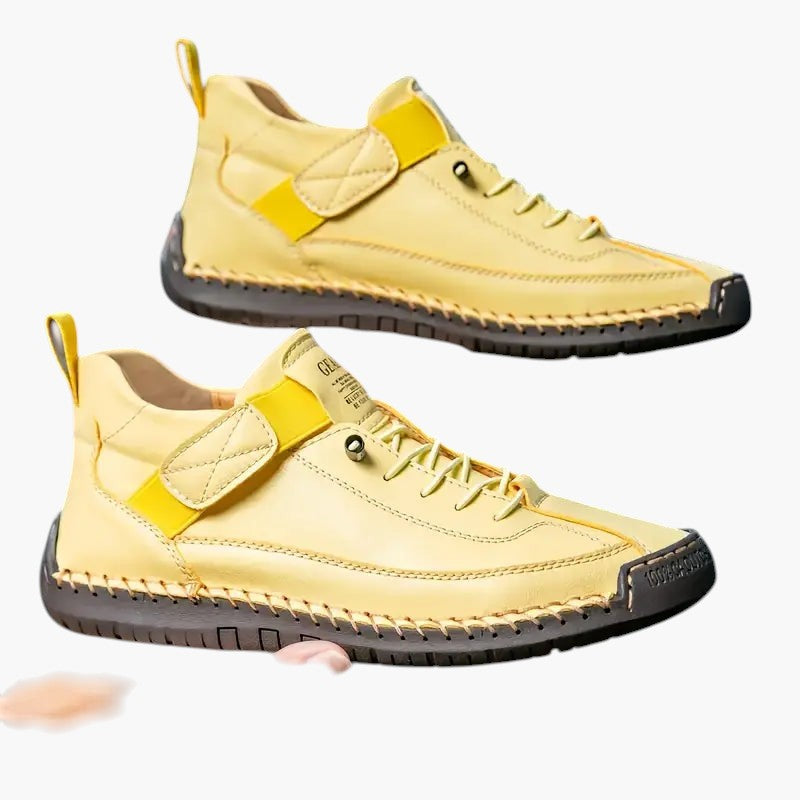 Rosenda | Sneakers With Laces and Contrast Edge Stitching