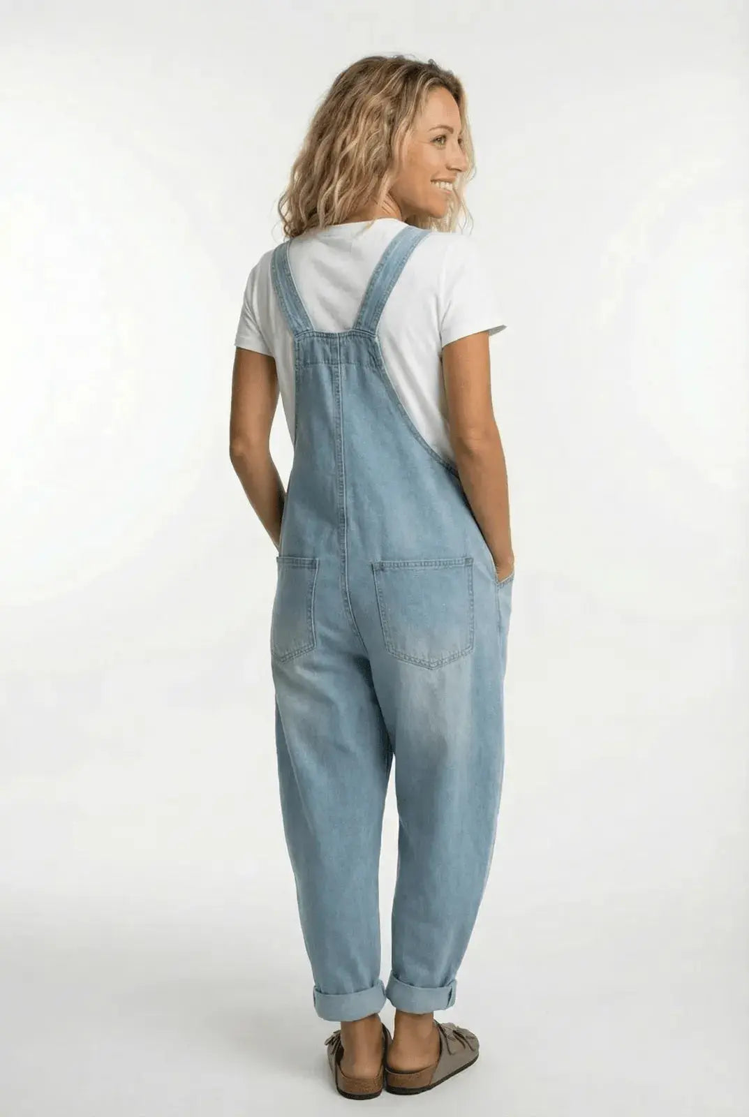 Miss | Denim Jumpsuit with Adjustable Straps