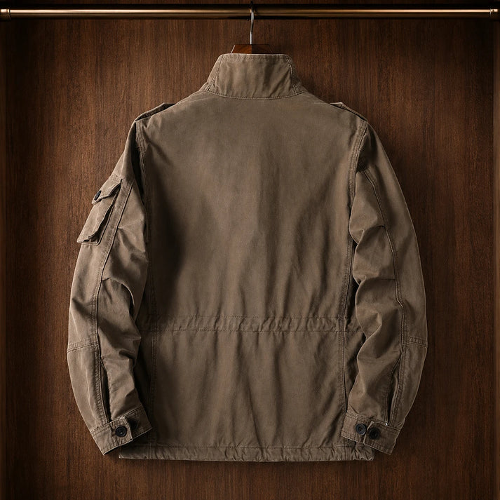 Cosmobeam | Multi-Pocket Utility Jacket with Adjustable Waist