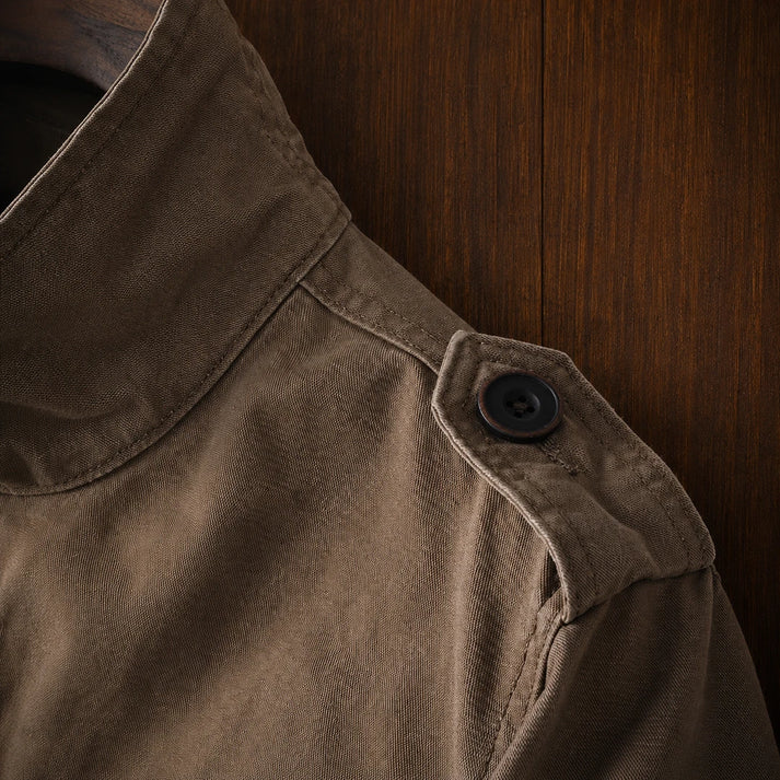Cosmobeam | Multi-Pocket Utility Jacket with Adjustable Waist