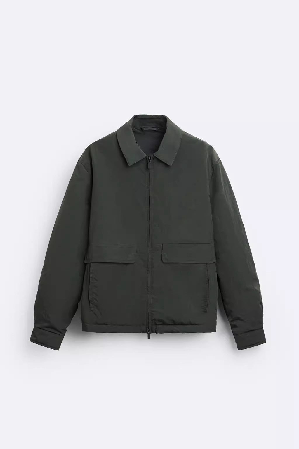 Darryl | Jacket Navy Collared Zip Front Pockets