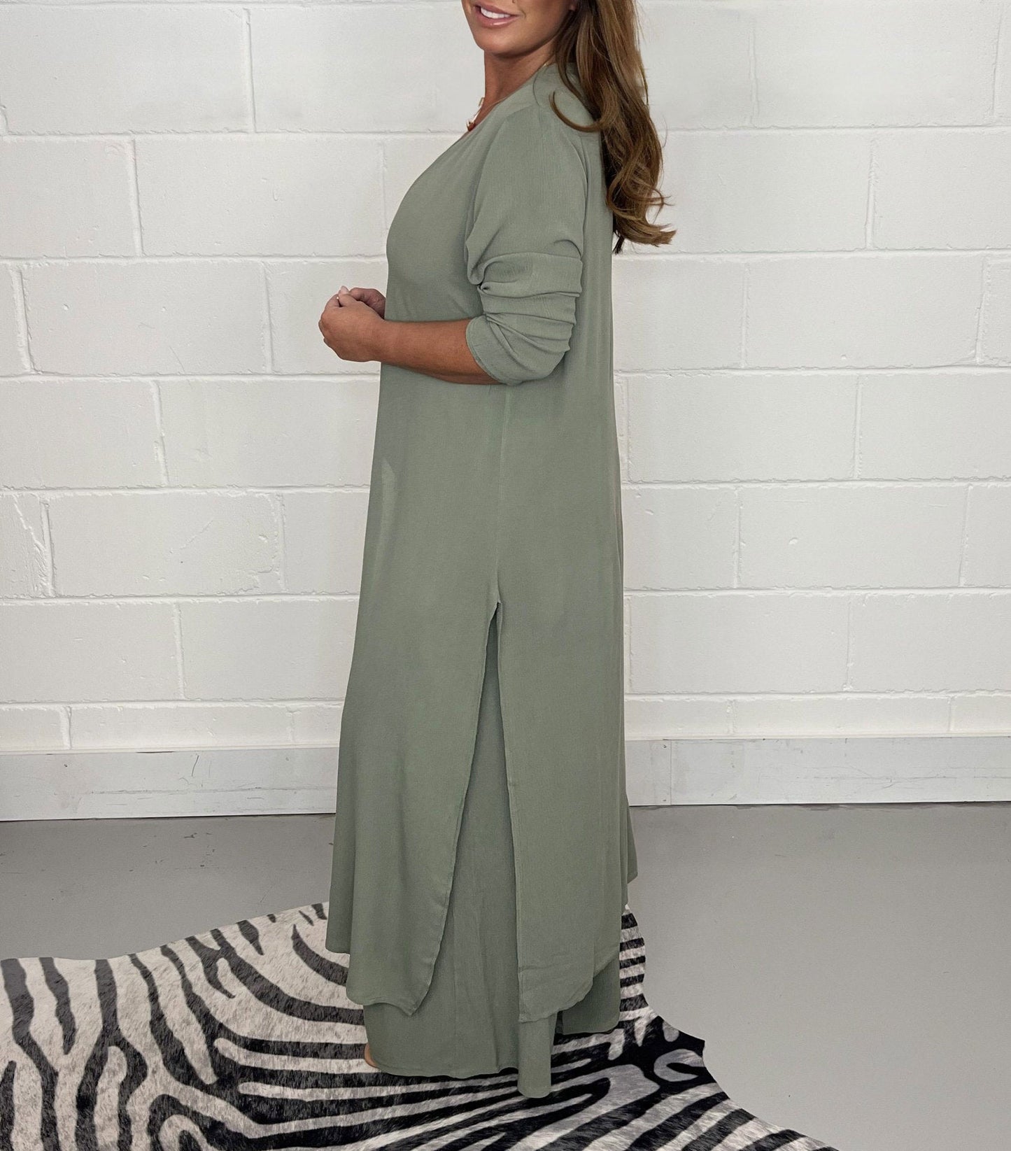 Alejandra | Two Piece V-Neck Longline Tunic Set
