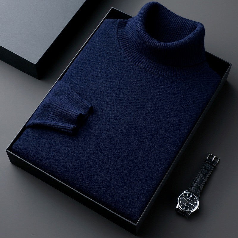 Jelmer | Turtleneck Long Sleeve Knit Sweater