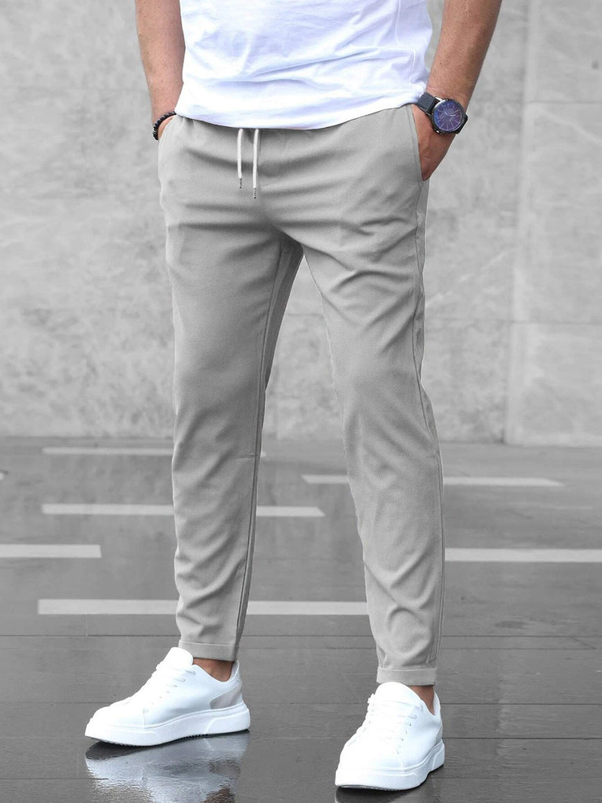 Marzio | Pants With Tapered Legs and Side Pockets