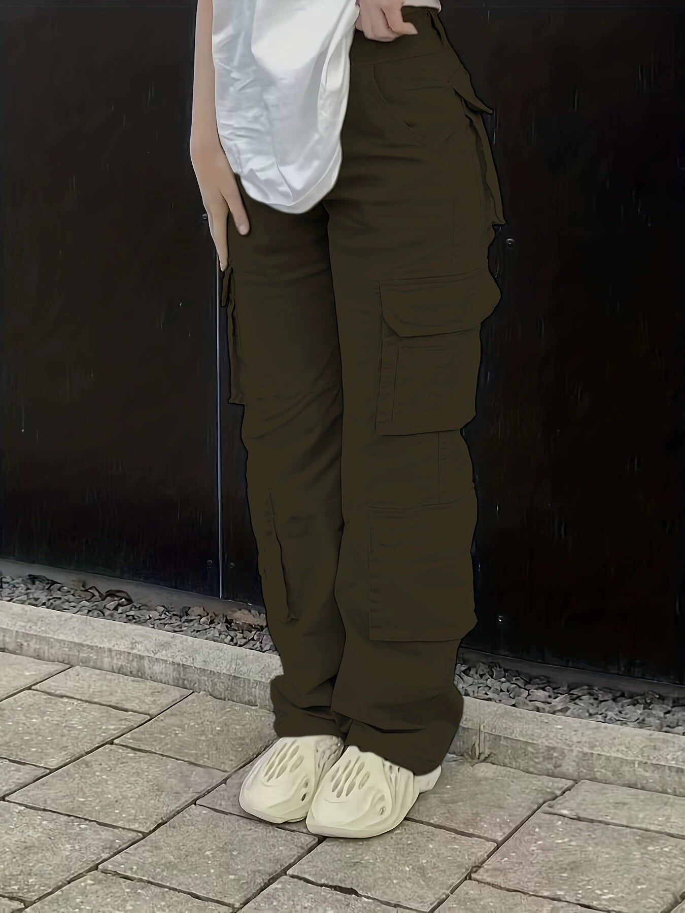 Freena | Straight Leg Multi-Pocket Cargo Pants