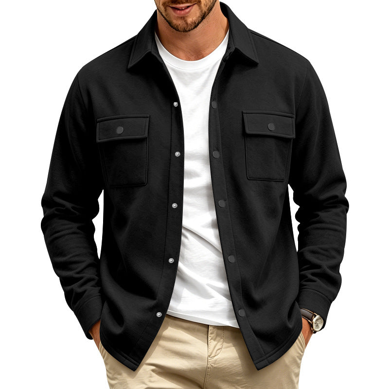 Trottier | Shirt Jacket with Snap Front Chest Pockets