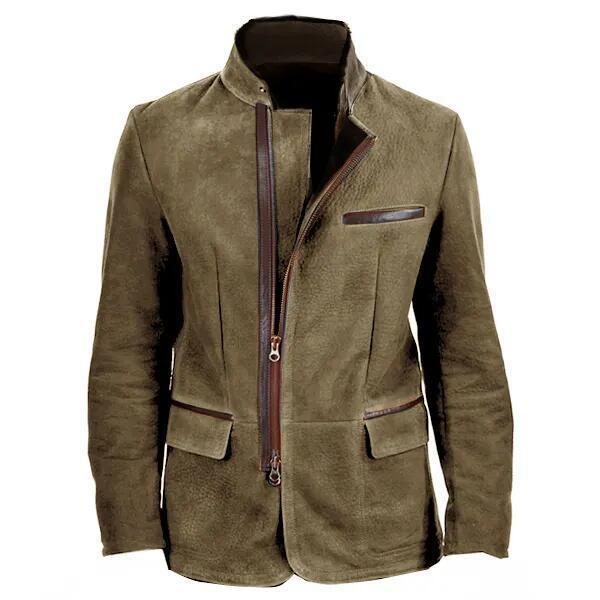 Amarjit | Jacket with Asymmetric Zip Closure