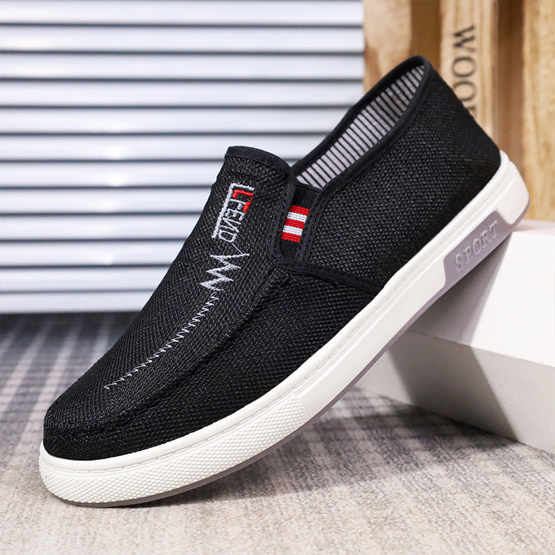 Jayne | Slip-On Sneakers with Textured Uppers and Stitching