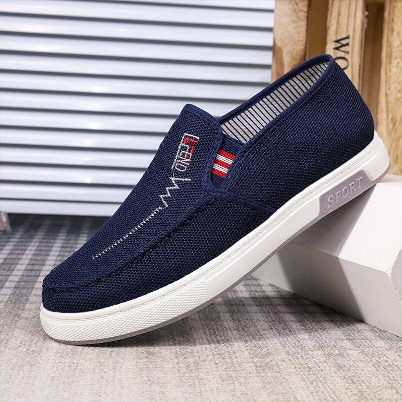 Jayne | Slip-On Sneakers with Textured Uppers and Stitching
