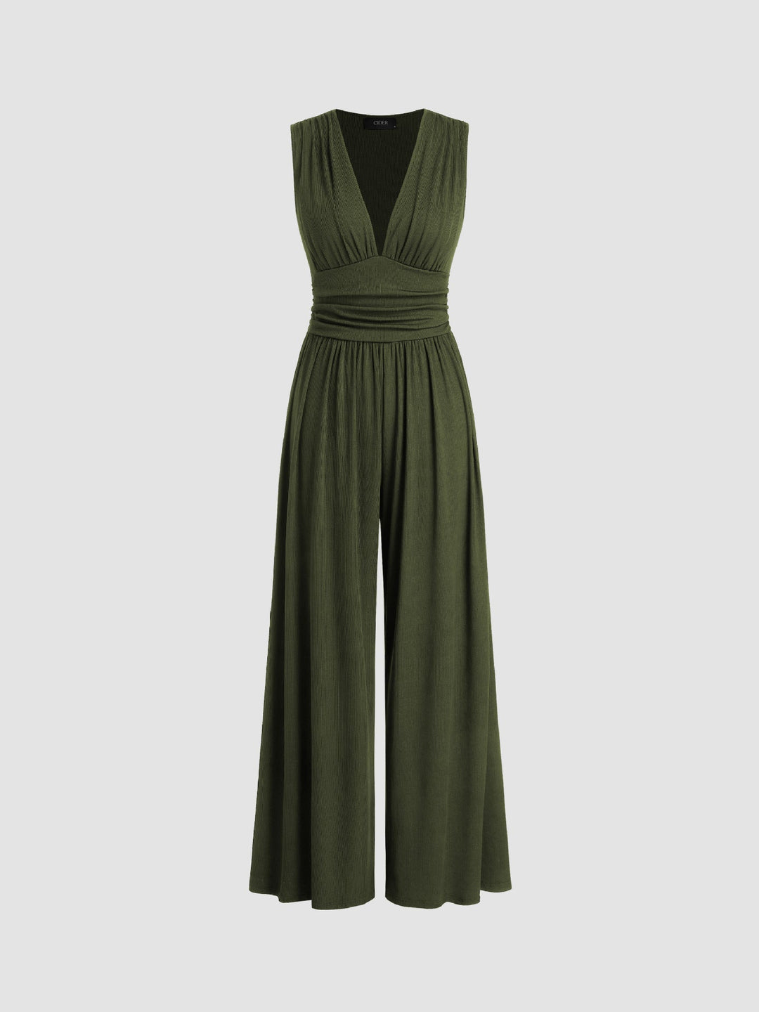 Donna | Jumpsuit Sleeveless V Neck Wide Leg