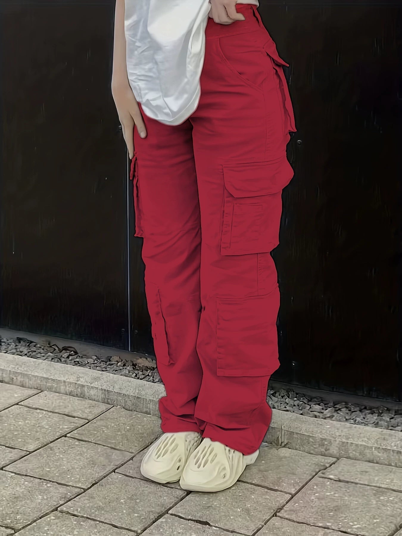 Freena | Straight Leg Multi-Pocket Cargo Pants