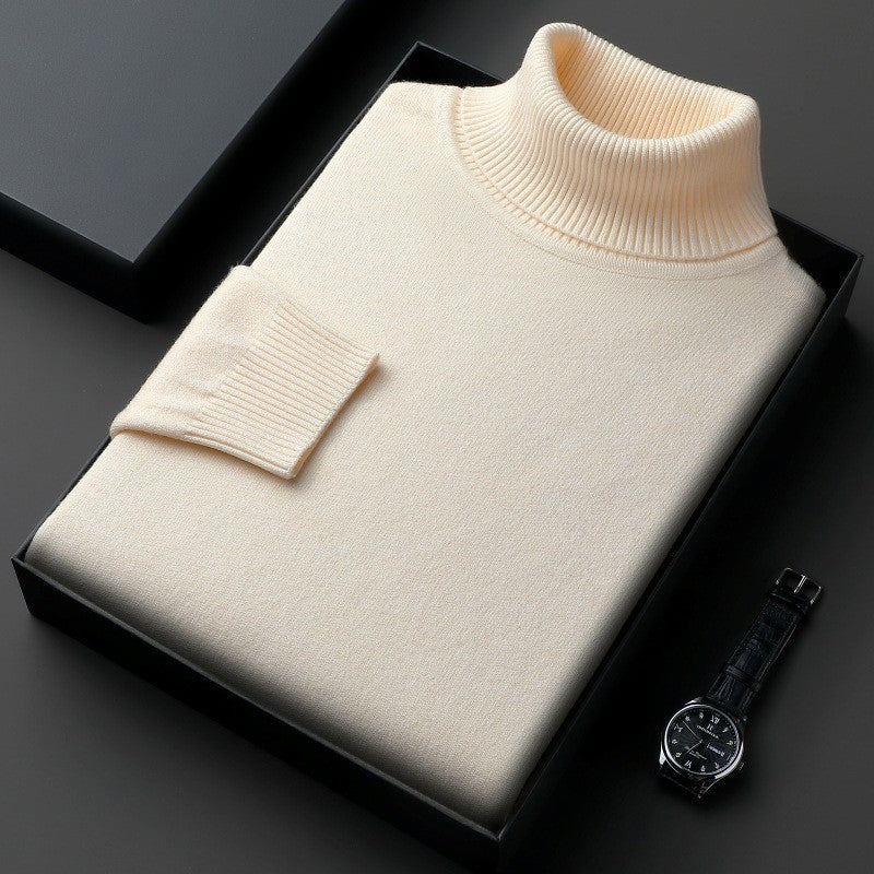 Jelmer | Turtleneck Long Sleeve Knit Sweater