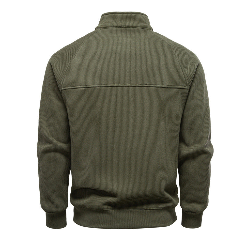 Eduardo | Sweater with Quarter Zip and Raglan Sleeves