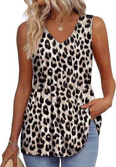 Katheryn | Sleeveless V-Neck Textured Peplum Top