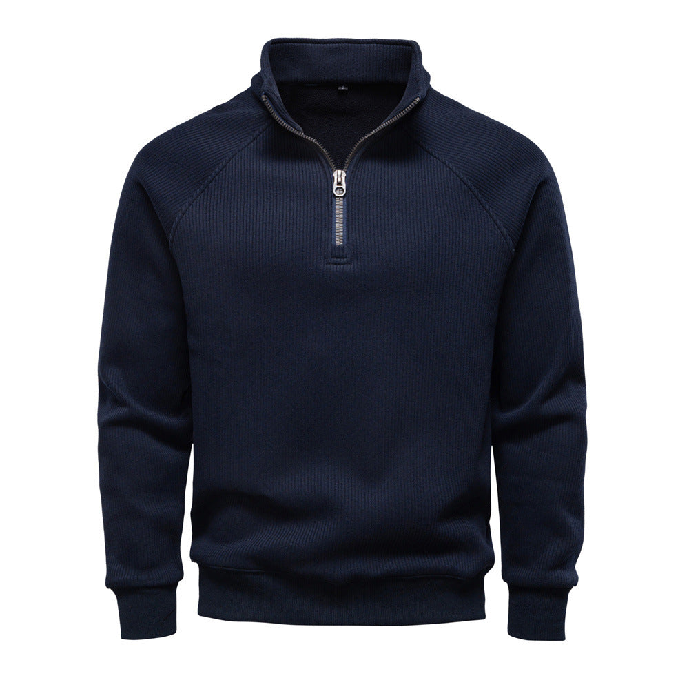 Eduardo | Sweater with Quarter Zip and Raglan Sleeves