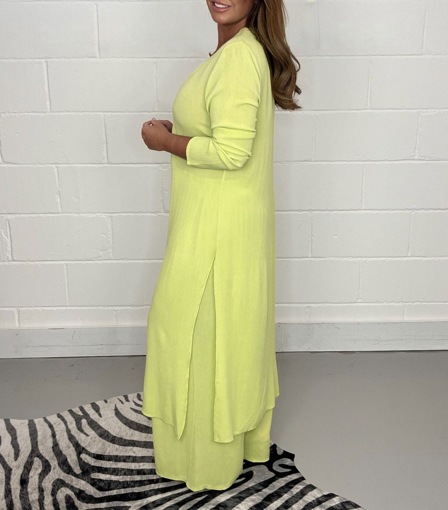 Alejandra | Two Piece V-Neck Longline Tunic Set