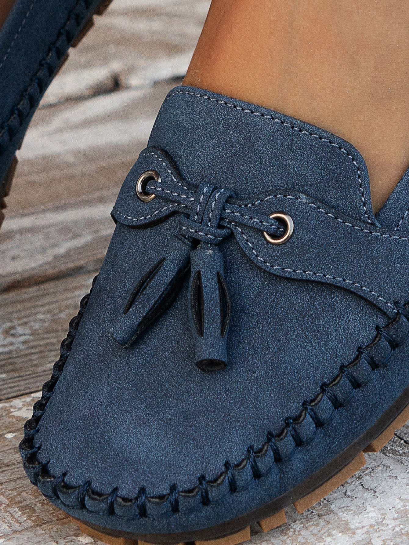 Tânia | Tassel Slip-On Loafer Flats