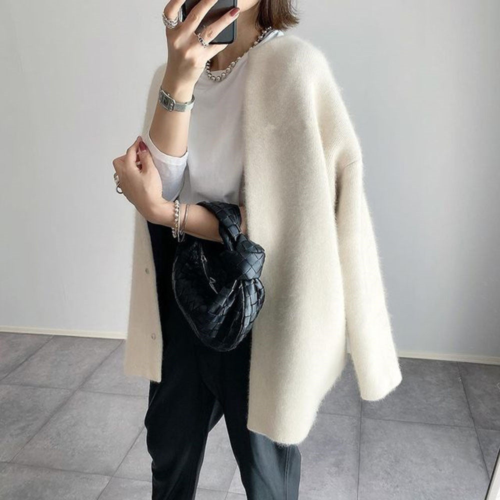 Denisse | Cardigan With Long Sleeves and Round Neck