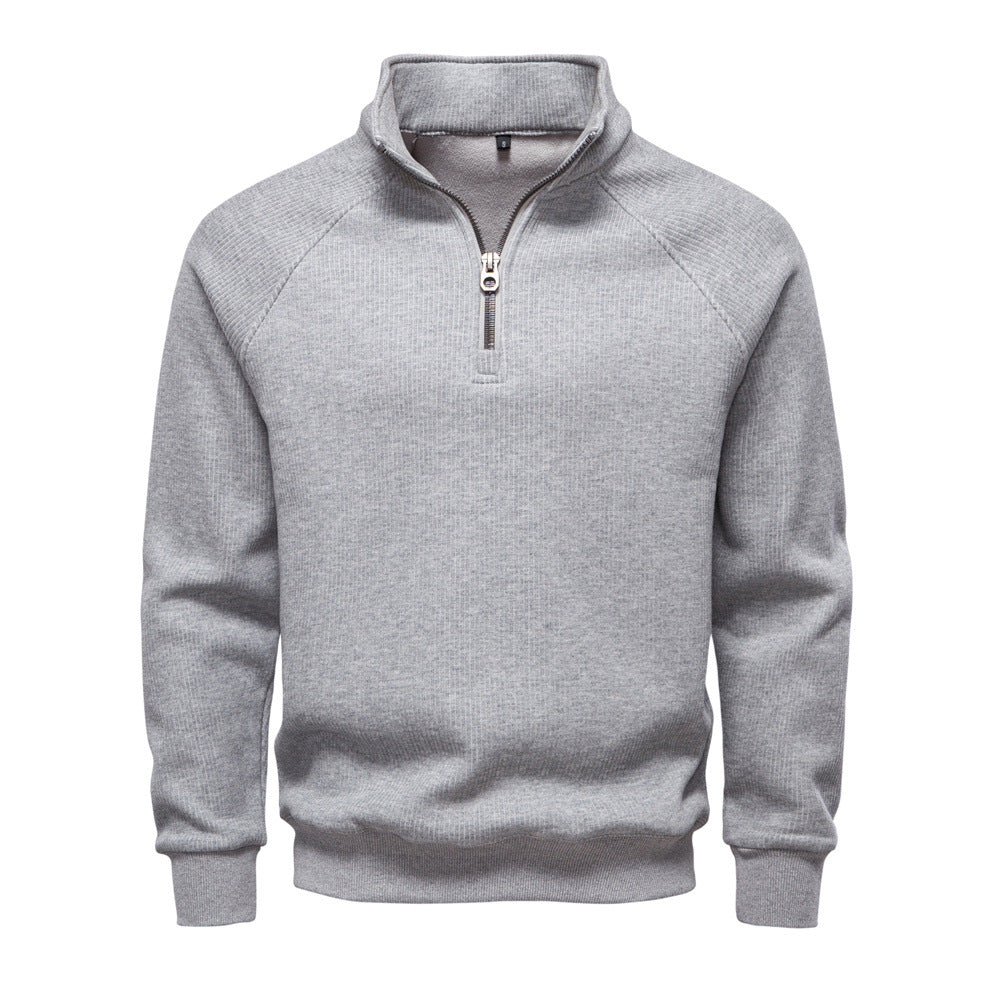 Eduardo | Sweater with Quarter Zip and Raglan Sleeves