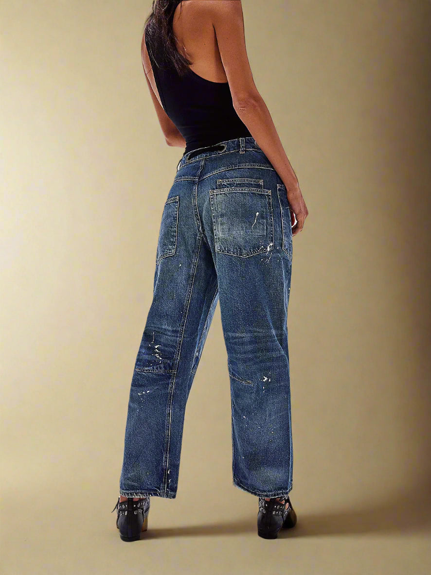 Felixa | Wide Leg Patchwork Drawstring Pants