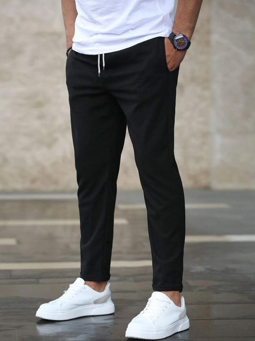 Marzio | Pants With Tapered Legs and Side Pockets