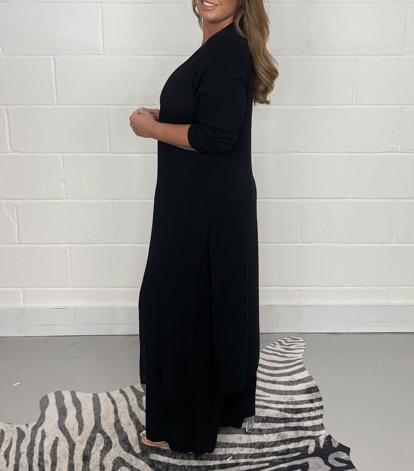Alejandra | Two Piece V-Neck Longline Tunic Set